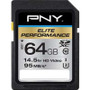 PNY TechnologiesP-SDX64U395-GE - 64GB SDXC Class 10 Uhsi U3 95MBS Read