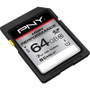 PNY TechnologiesP-SDXC64GU185-GE - 64GB CL10 Uhs-I U1 85MBS Read SDHC