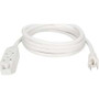 QVSPC3PX-25WH - 3OUT 3-Prong 25FT Power Extension Cord