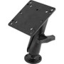 Ram MountsRAM-101U-246 - RAM C Size 1.5" Ball Mount with 2.5" Round Plate & 4.75" Square Plate