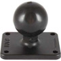 Ram MountsRAM-202U-225 - RAM C Size 1.5" Ball on Rectangular Plate with 1.5" x 2" 4-Hole Pattern