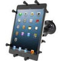 Ram MountsRAM-B-166-UN9U - Twist-Lock Suction Cup Mount with Universal X-Grip Cradle for 10" Large Tablets