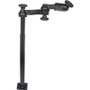 Ram MountsRAM-VP-SW1-1218 - RAM Double Swing Arm with 12" Male TelePole 18" Female TelePole & 2.5" Round Base