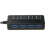 SabrentHB-UM43 - USB 3.0 Hub with Power Switches