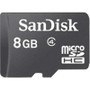 SanDiskSDSDQM-008G-B35A - 8GB microSDHC Memory Card with SD Adapter