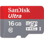 SanDiskSDSQUNC-016G-AN6IA - 16GB Ultra microSDHC Class 10 80MB/S Uhs-I Card