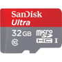 SanDiskSDSQUNC-032G-AN6IA - 32GB Ultra microSDHC Class 10 80MB/S Uhs-I Card