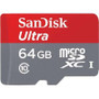 SanDiskSDSQUNC-064G-AN6IA - 64GB Ultra microSDHC Class 10 80MB/S Uhs-I Card