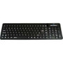 Seal ShieldSSF106 - Seal Flex Washable Silicone Black USB Keyboard with Superior Tactile Response