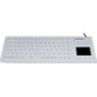 Seal ShieldSW90PG2 - Seal Touch Glow White All-In-One Keyboard with Built-In Touchpad Pointing Device-Backlit