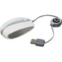 SIIG Inc.JK-US0D12-S1 - JK-US0A12-S1 3 Button USB 2.0 White Ultra Compact Retractable Optl Mouse