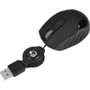 SIIG Inc.JK-US0H12-S1 - Ultra Mini Retractable USB Optical Mouse Black