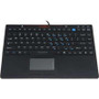 Solidtek KB-IN86KB -  USB KB-IN86KB Silicone Mini Waterproof KB with Touchpad Black