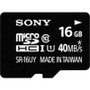 Sony SR16UYA/TQMN -  16GB Micro CL10 R40