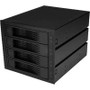 StarTech.com HSB43SATSASB -  4 Bay 3.5" SATA / SAS Backplane for 3 5.25" Bays - Trayless