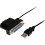 StarTech.com ICUSB2321284 -  3ft 1S/1P USB to Serial Parallel Port Adapter Cable