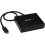 StarTech.com MSTCDP123DP -  USB C DisplayPort Hub - USB-C to DP Splitter - 3-Port DisplayPort MST Hub