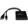 StarTech.com MSTMDP122DP -  Mini DisplayPort to DisplayPort Multi-Monitor Splitter - 2-Port MST Hub