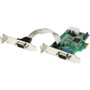 StarTech.com PEX2S553LP -  2-Port LP Native DB9 PCI Express 16550 UART Serial Adapter Card