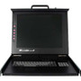 StarTech.com RACKCONS1708 -  1U 17" Folding Rackmount LCD Console with 8-Port Multi Pltfrm KVM