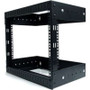 StarTech.com RK812WALLOA -  8U Open Frame Wall Mount Equipment Rack Adjustable Depth
