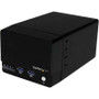 StarTech.com S352BU33HR -  USB 3.0 Dual 3.5" SATA III Hard Disk Drive RAID Enclosure with Fast Charge USB Hub & UASP