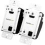 StarTech.com ST121HDWP -  Wall Plate HDMI over Cat5 Extender with Power Over Cable 1080p 165ft (50m)