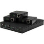 StarTech.com ST124HDBT -  3-Port HDBaseT Extender Kit with 3 Receivers 1x3 HDMI over CAT5 Splitter Up to 4k