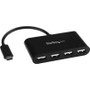 StarTech.com ST4200MINIC -  4-Port USB-C Hub - Mini Hub - USB-C to 4x USB-A - USB 2.0