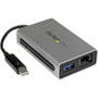 StarTech.com TB2USB3GE -  Thunderbolt to Gigabit Ethernet plus USB 3.0 Thunderbolt Adapter