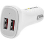 StarTech.com USB2PCARWHS -  Dual-Port USB Car Charger - 24W/4.8A - White