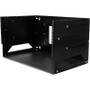 StarTech.com WALLSHELF4U -  Wall-Mount Server Rack with Built-in Shelf - Solid Steel - 4U