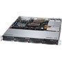 Supermicro CSE-813MFTQ-R400CB -  Cse-813MFTQ-R400CB 1U 400W 4X3.5SAS2 SATA Bays USB Slim DVD Black