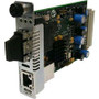 Transition Networks CGETF1040-110 -  Gigabit Media Converter Chassis Card 1000BT to 1000B-x Empty SFP Slot