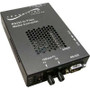 Transition Networks SRS2F3111-100-NA -  RS232 DB-9 to 1300NM MMF ST 2KM Stand-Alone Media Converter with Management