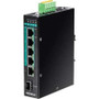 TRENDNET TI-PG541i - TRENDnet 6-Port Hardened Industrial GB PoE+ Layer 2 Managed DIN-Rail Software