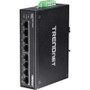 TRENDNET TI-PG80 - TRENDnet 8-Port TI-PG80 Hardened GB PoE+ Hardened Industrial GB PoE+ DIN-Rail Switch