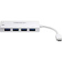 TRENDNET TUC-H4E2 - TRENDnet USBC to 4 Port USB3 Hub with Power Delivery