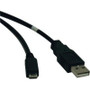 TRIPP LITE U050-006 - Tripp Lite USB "A" Male to Micro-USB Male 6ft Cable Adapter