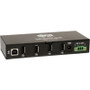 TRIPP LITE U223-004-IND - Tripp Lite 4-Port Industrial USB 2.0 Hub Heavy Duty 15KV ESD Immunity