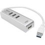 TRIPP LITE U360-003-KM - Tripp Lite 3-Port USB 3.0 SuperSpeed Hub Keyboard/Mouse Sharing & File Transfer