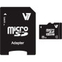 V7 VAMSDH8GCL4R-1N -  8GB Micro SDHC Class 4 Card with SD Adapter