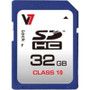 V7 VASDH32GCL10R-2N -  32GB SDHC Class 10 Retail Secure Digital High Capacity Card