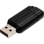 Verbatim 49063 -  16GB 49063 USB 2.0 Flash Drive Pinstripe Black