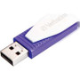 Verbatim 49816 -  64GB FL Dr USB2 Store Go Swivel Cap Purple