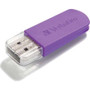 Verbatim 49833 -  32GB FL Dr USB2 Store N Go Mini Cap Purple