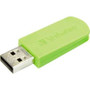 Verbatim 49834 -  64GB FL Dr USB2 Store N Go Mini Cap Green
