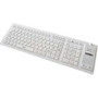 Wetkeys KBWKFC108T-CG -  Full-Size Touchpad Keyboard Washable Pro-Grade USB White