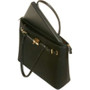 Women In Business WIB-EURO1 -  Wib Thoroughbred Black Textured Nylon with Leather Trim Notebook Case