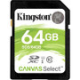 Kingston Technology SDS/64GB -  64GB SDXC CNVS Select 80R CL10 Uhs-I